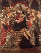 LIPPI, Fra Filippo, St Stephen is Born and Replaced by Another Child (detail) sf